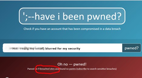haveibeenpwned email breach darkweb check emails